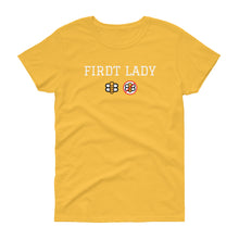 Load image into Gallery viewer, Firdt Lady of the Bees Women's Cut Crew Neck T-shirt