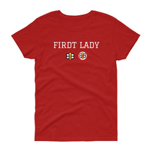Load image into Gallery viewer, Firdt Lady of the Bees Women's Cut Crew Neck T-shirt