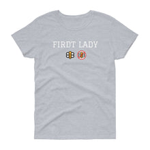 Load image into Gallery viewer, Firdt Lady of the Bees Women's Cut Crew Neck T-shirt