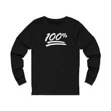 Load image into Gallery viewer, 100% Emoji Long Sleeve Tee
