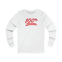 Load image into Gallery viewer, 100% Emoji Long Sleeve Tee
