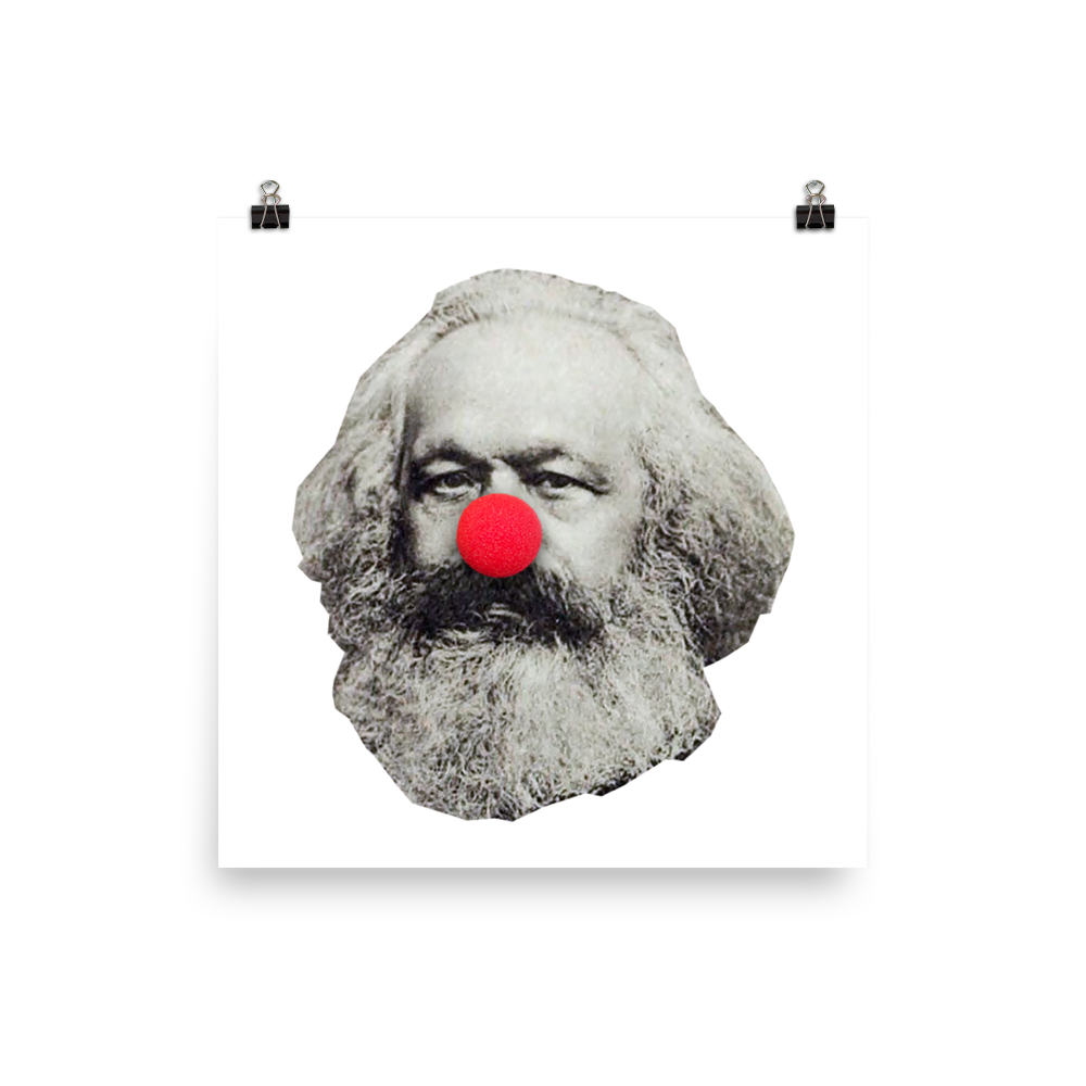 Clown Marx Photo Print